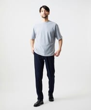 MNKJF77150 MICHEL KLEIN HOMME(ミッシェルクラン オム) リラックスクルーネック半袖カットソー ライトグレー