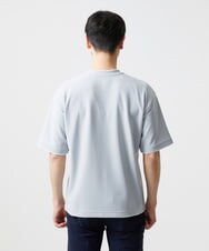 MNKJF77150 MICHEL KLEIN HOMME(ミッシェルクラン オム) リラックスクルーネック半袖カットソー ライトグレー