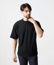 MNKJF77150 MICHEL KLEIN HOMME(ミッシェルクラン オム) リラックスクルーネック半袖カットソー ブラック