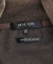 MNKJS07250 MICHEL KLEIN HOMME(ミッシェルクラン オム) ベロアスタンドカーディガン ベージュ