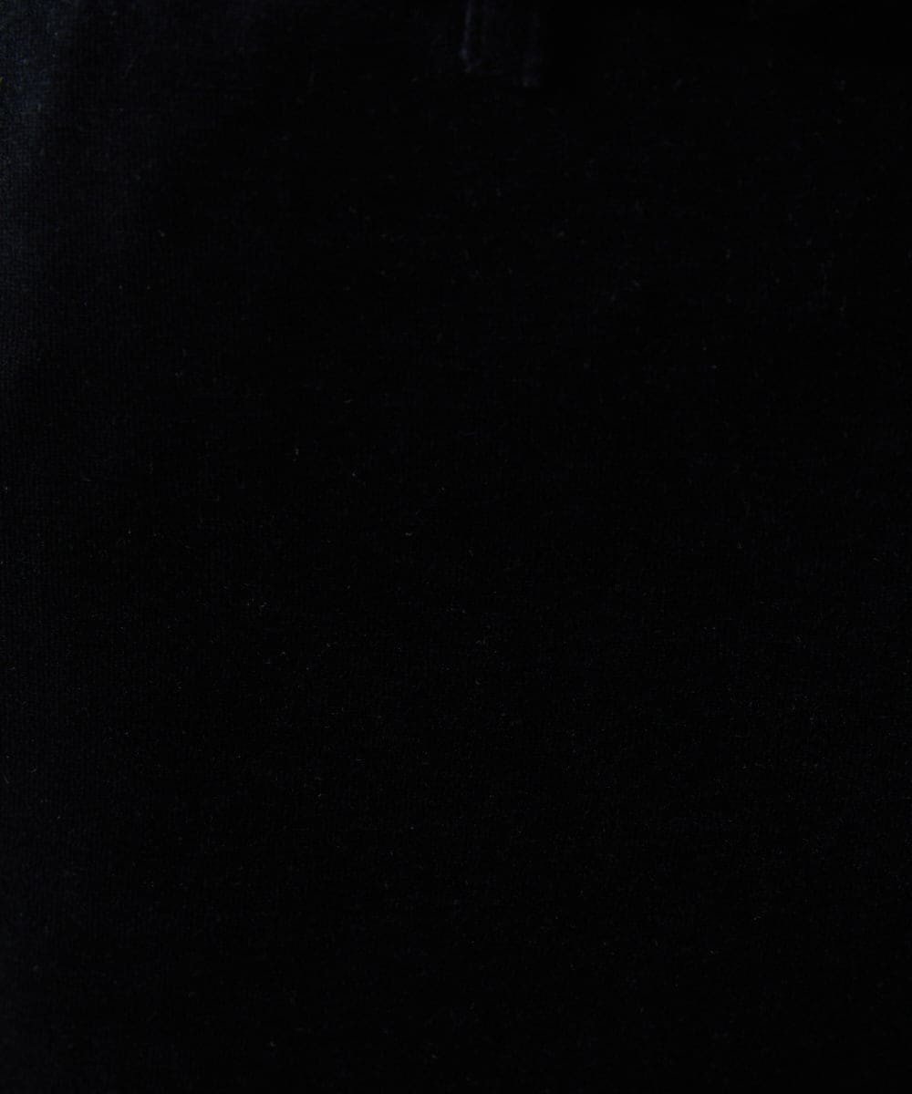 MNKJS07250 MICHEL KLEIN HOMME(ミッシェルクラン オム) ベロアスタンドカーディガン ブラック