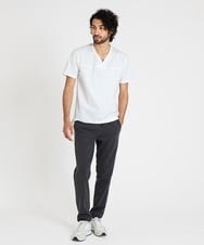 MNKJS51150 MICHEL KLEIN HOMME(ミッシェルクラン オム) 《日本製》カシュクールVネックカットソー ホワイト(90)