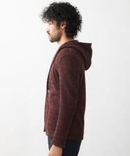 MNKJX33290 MICHEL KLEIN HOMME(ミッシェルクラン オム) ウェーブパーカージャケット ブラウン