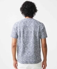 MNKJX55170 MICHEL KLEIN HOMME(ミッシェルクラン オム) スラブツイード半袖カットソー ブルー