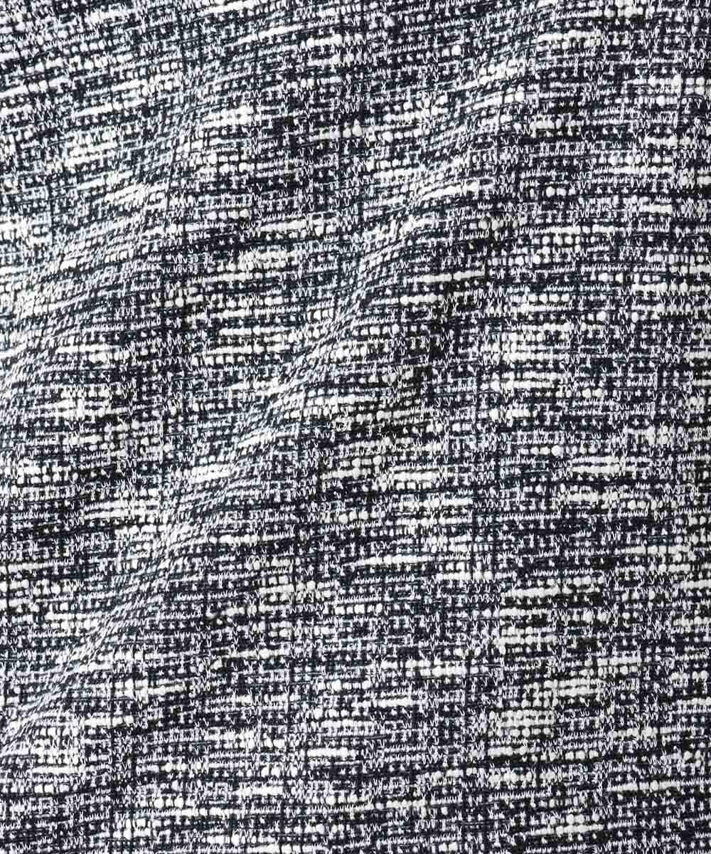 MNKJX55170 MICHEL KLEIN HOMME(ミッシェルクラン オム) スラブツイード半袖カットソー ブラック