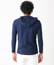 MNKJX56290 MICHEL KLEIN HOMME(ミッシェルクラン オム) マイクロチェックリンクスパーカー ネイビー