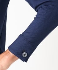 MNKJX56290 MICHEL KLEIN HOMME(ミッシェルクラン オム) マイクロチェックリンクスパーカー ネイビー