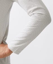 MNKJX72150 MICHEL KLEIN HOMME(ミッシェルクラン オム) 《日本製》リンクス長袖カットソー ライトグレー