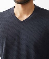 MNKJX72150 MICHEL KLEIN HOMME(ミッシェルクラン オム) 《日本製》リンクス長袖カットソー ダークグレー
