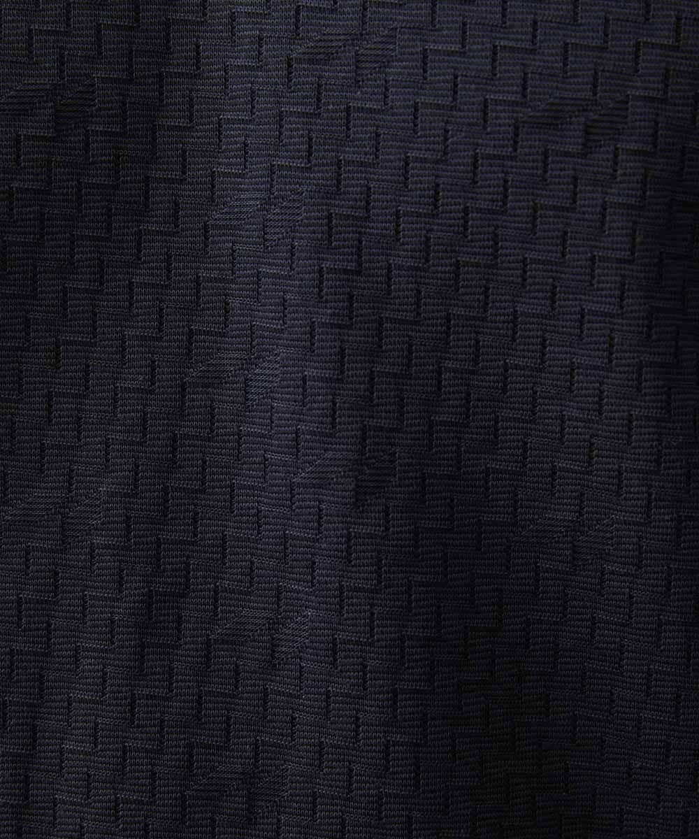 MNKJX72150 MICHEL KLEIN HOMME(ミッシェルクラン オム) 《日本製》リンクス長袖カットソー ダークグレー