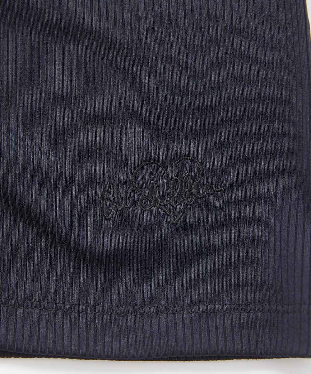MNKJX74210 MICHEL KLEIN HOMME(ミッシェルクラン オム) 切り替えリブ半袖カットソー ブラック