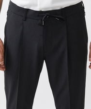MNLAA52250 MICHEL KLEIN HOMME(ミッシェルクラン オム) 総柄スラックスパンツ セットアップ ブラック