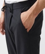 MNLAA52250 MICHEL KLEIN HOMME(ミッシェルクラン オム) 総柄スラックスパンツ セットアップ ブラック