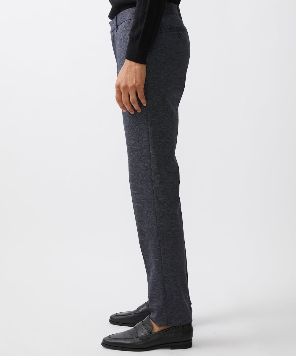 MNLAA55230 MICHEL KLEIN HOMME(ミッシェルクラン オム) ウール調ストレッチスラックスパンツ セットアップ ネイビー