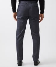 MNLAA55230 MICHEL KLEIN HOMME(ミッシェルクラン オム) ウール調ストレッチスラックスパンツ セットアップ ネイビー
