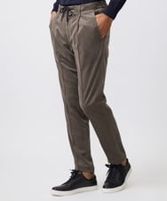 MNLAA56230 MICHEL KLEIN HOMME(ミッシェルクラン オム) トリコットベロアイージースラックスパンツ セットアップ ブラウン