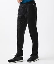 MNLAA56230 MICHEL KLEIN HOMME(ミッシェルクラン オム) トリコットベロアイージースラックスパンツ セットアップ ブラック