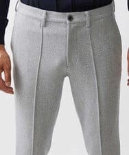 MNLAA57270 MICHEL KLEIN HOMME(ミッシェルクラン オム) ストレッチスラックスパンツ セットアップ グレー