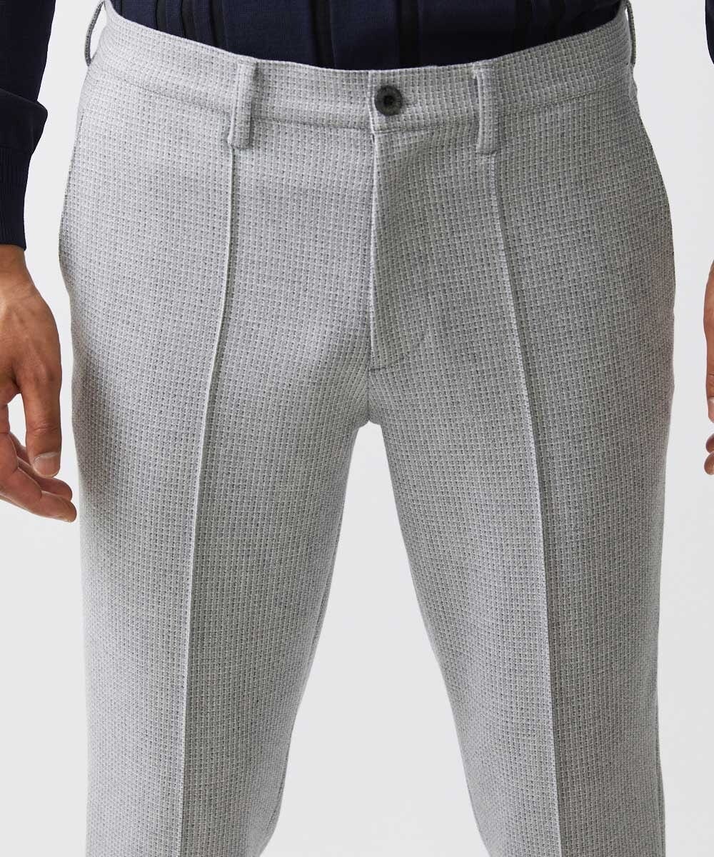 MNLAA57270 MICHEL KLEIN HOMME(ミッシェルクラン オム) ストレッチスラックスパンツ セットアップ グレー