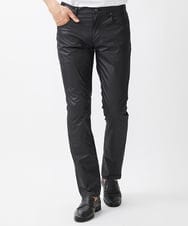 MNLAA65250 MICHEL KLEIN HOMME(ミッシェルクラン オム) ヴィンテージ調ツイルファイブポケットパンツ セットアップ ブラック
