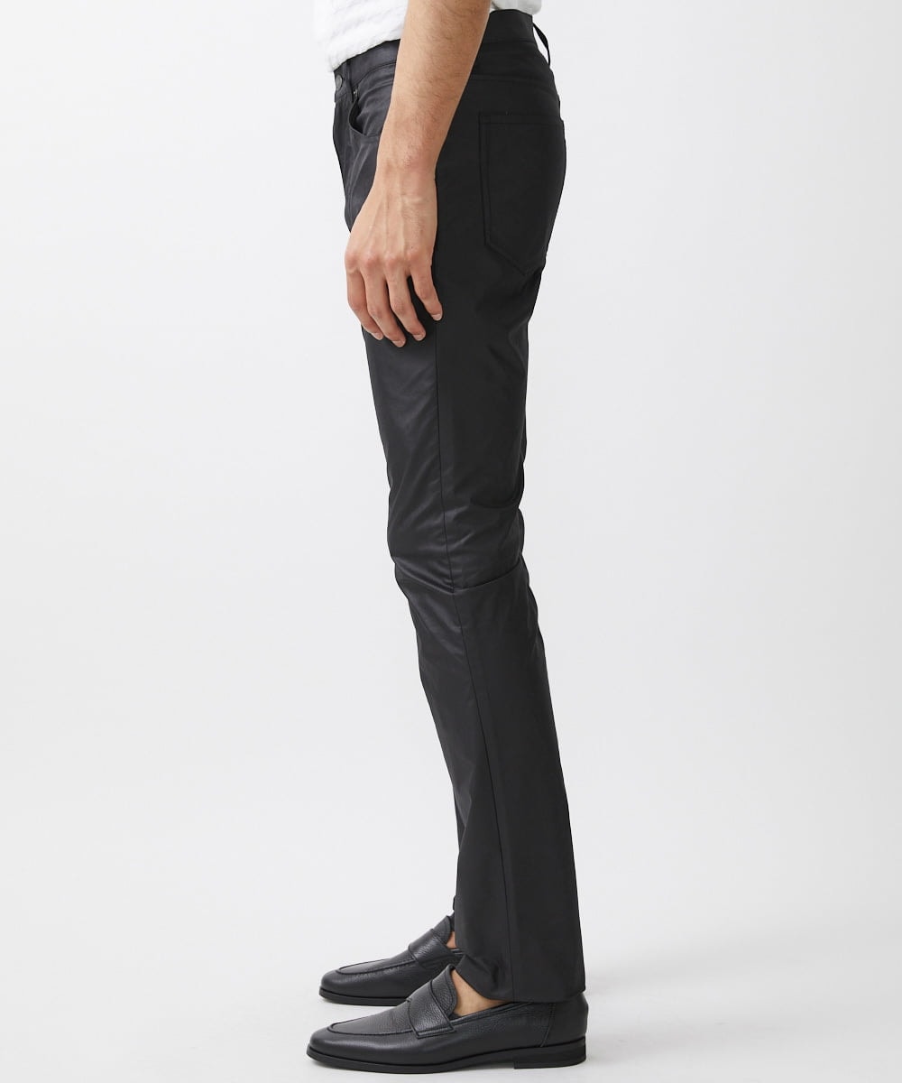 MNLAA65250 MICHEL KLEIN HOMME(ミッシェルクラン オム) ヴィンテージ調ツイルファイブポケットパンツ セットアップ ブラック