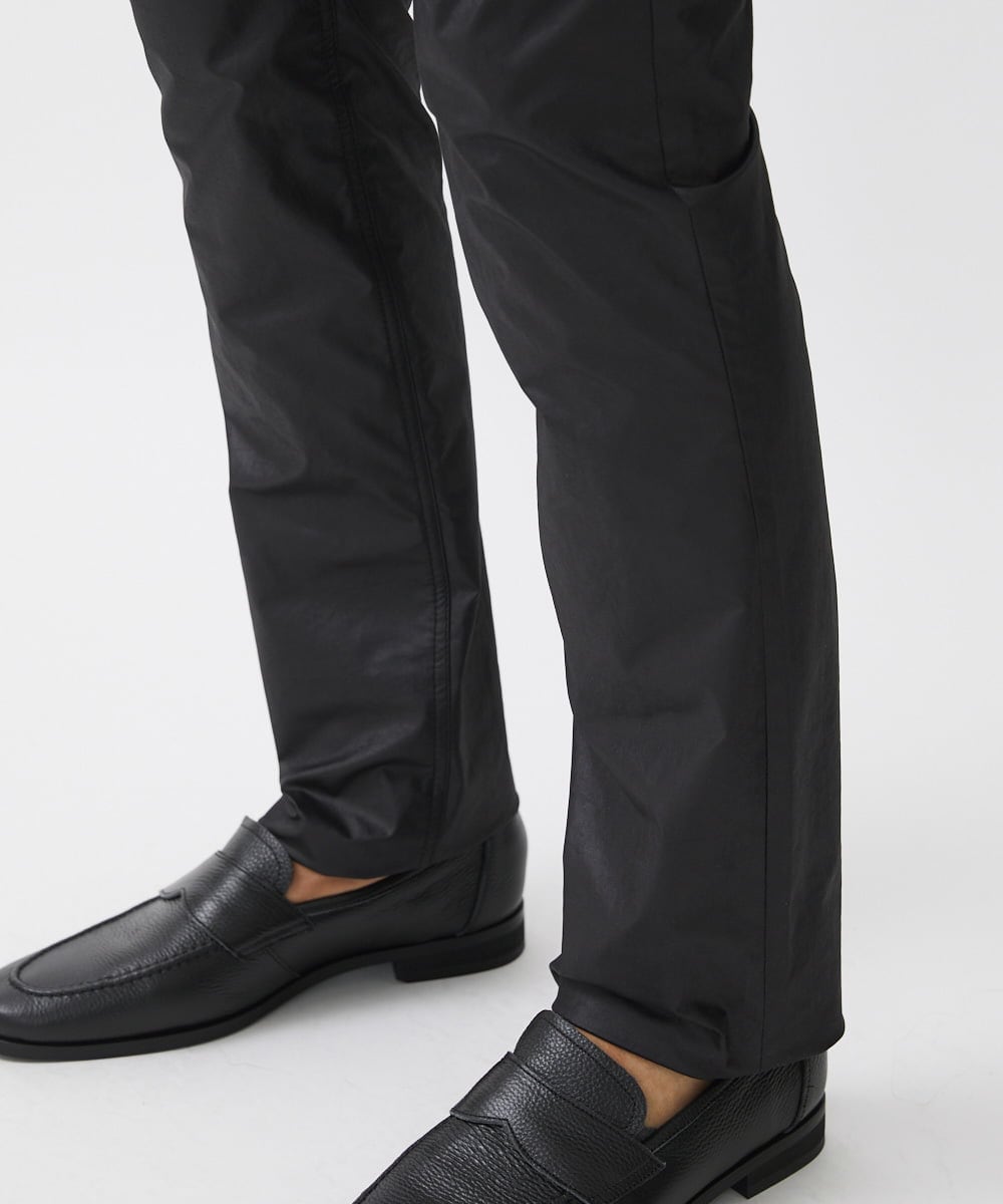MNLAA65250 MICHEL KLEIN HOMME(ミッシェルクラン オム) ヴィンテージ調ツイルファイブポケットパンツ セットアップ ブラック