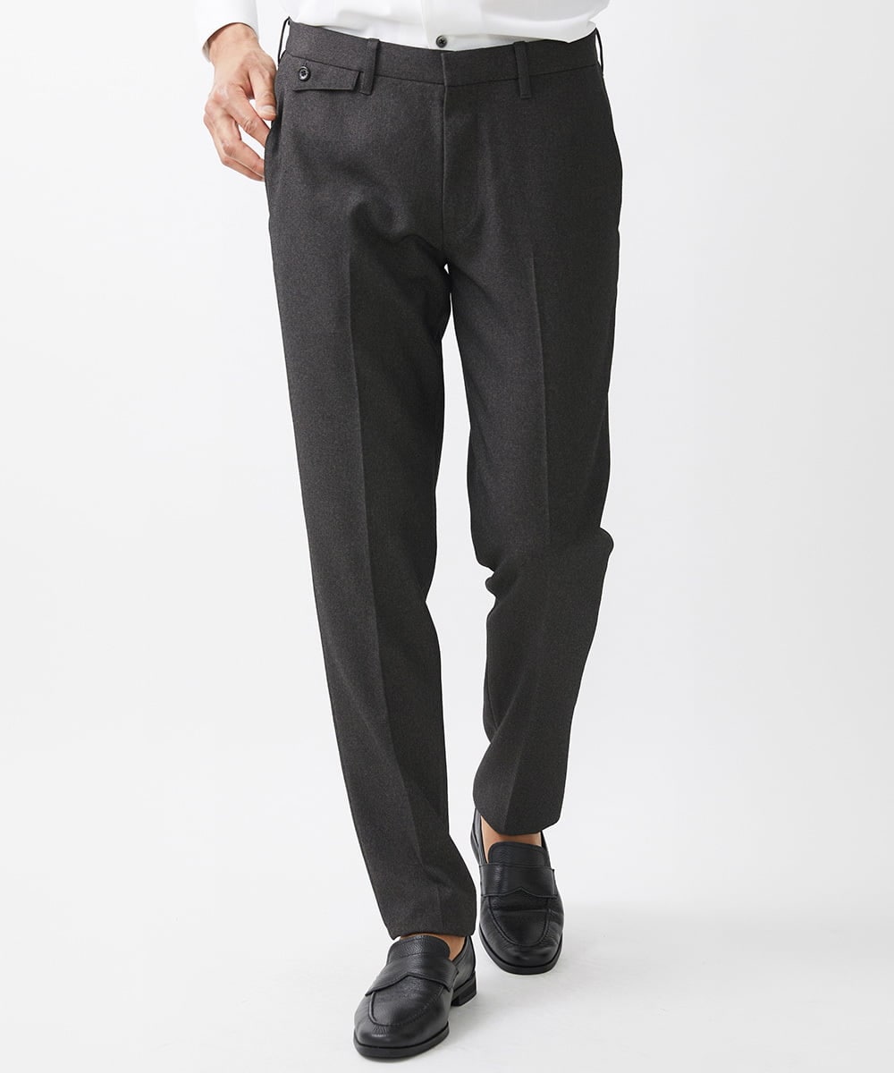 MNLAC52200 MICHEL KLEIN HOMME(ミッシェルクラン オム) スラックスパンツ　セットアップ ブラウン