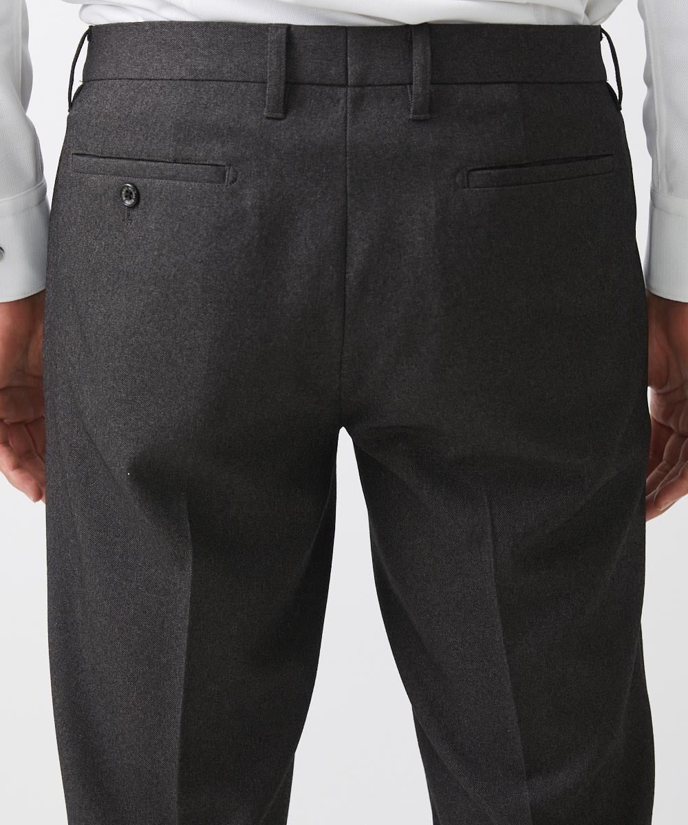 MNLAC52200 MICHEL KLEIN HOMME(ミッシェルクラン オム) スラックスパンツ　セットアップ ブラウン