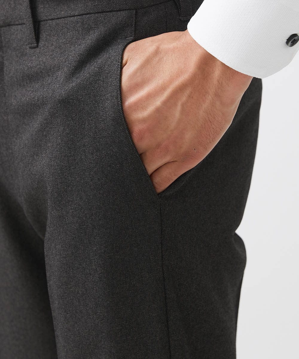 MNLAC52200 MICHEL KLEIN HOMME(ミッシェルクラン オム) スラックスパンツ　セットアップ ブラウン