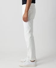 MNLAC61230 MICHEL KLEIN HOMME(ミッシェルクラン オム) プレビアへリンボンスラックスパンツ 撥水 ホワイト