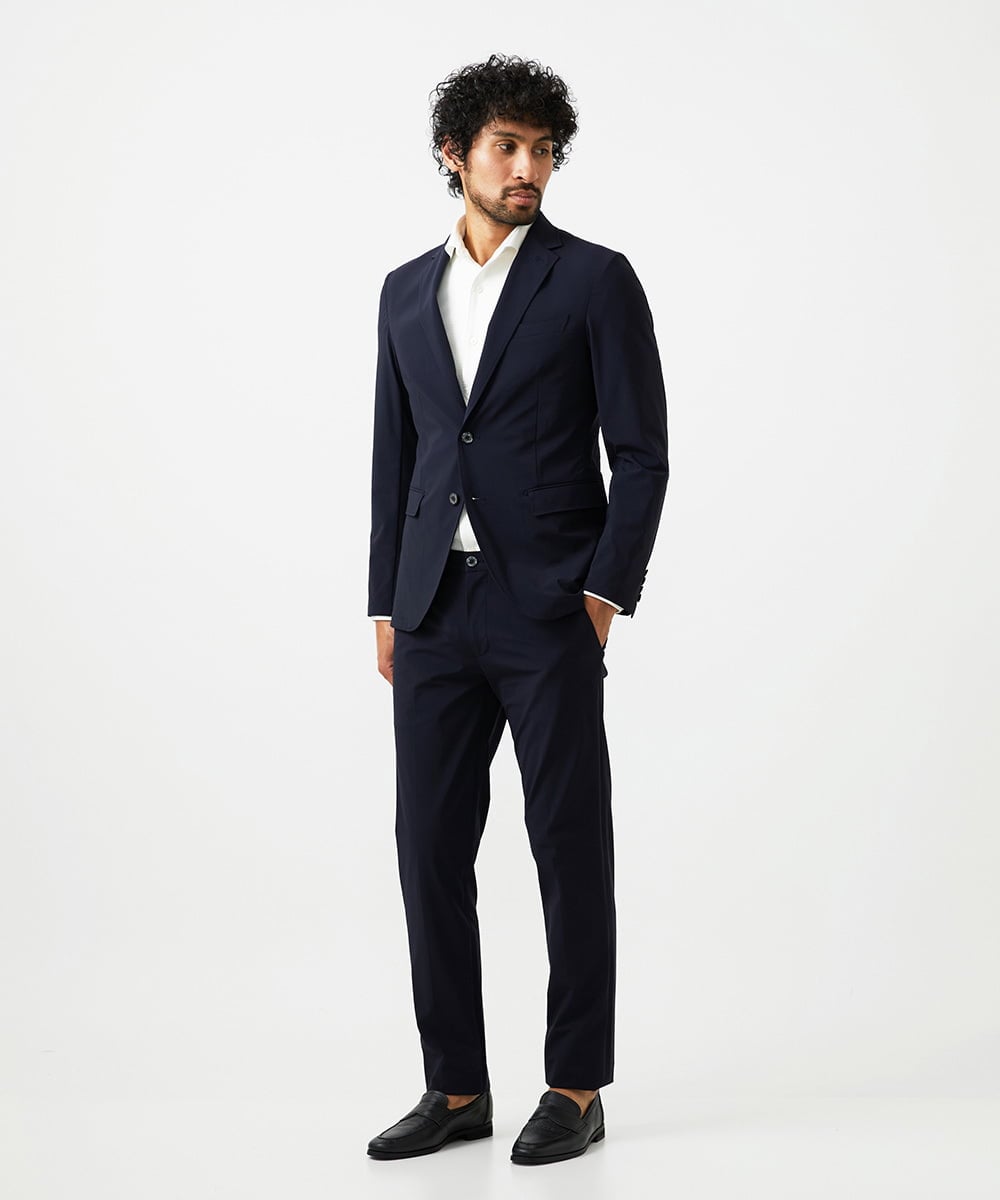MNLAD02250 MICHEL KLEIN HOMME(ミッシェルクラン オム) 【セットアップ】テーパードパンツ ネイビー