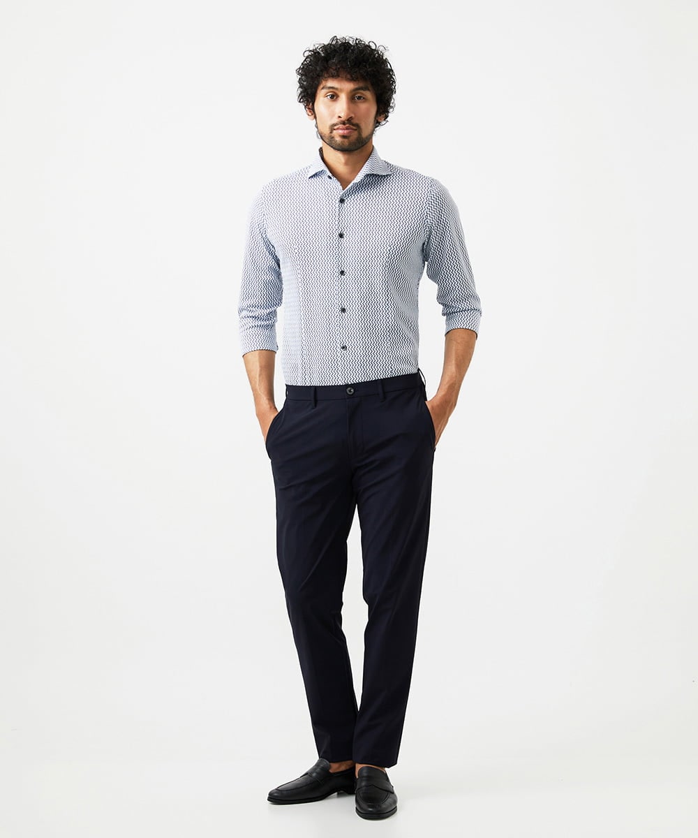 MNLAD02250 MICHEL KLEIN HOMME(ミッシェルクラン オム) 【セットアップ】テーパードパンツ ネイビー