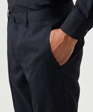 MNLAD06390 MICHEL KLEIN HOMME(ミッシェルクラン オム) 【セットアップ】チェック柄スラックスパンツ ブラック