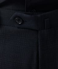 MNLAD06390 MICHEL KLEIN HOMME(ミッシェルクラン オム) 【セットアップ】チェック柄スラックスパンツ ブラック
