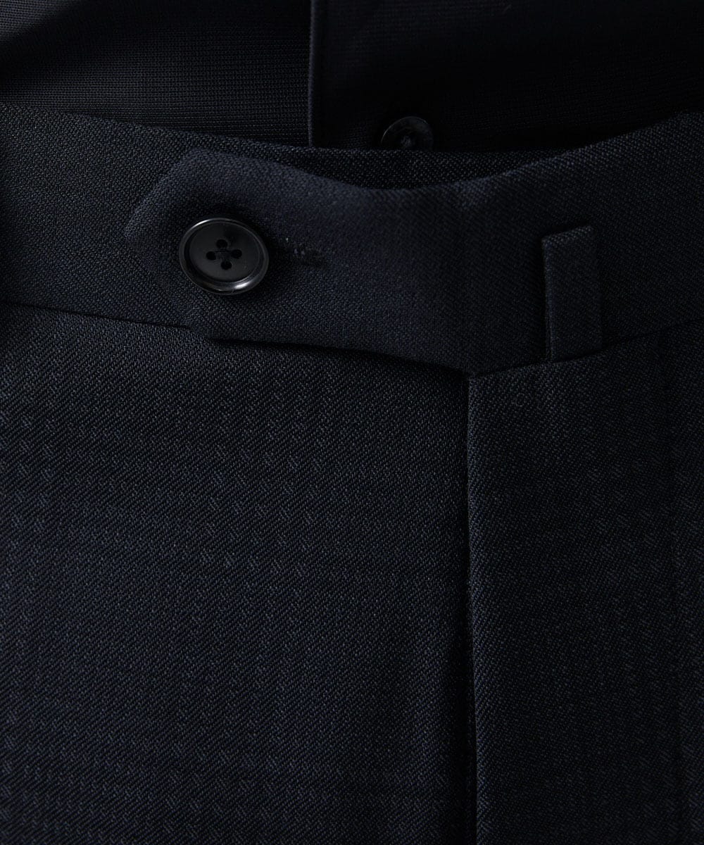 MNLAD06390 MICHEL KLEIN HOMME(ミッシェルクラン オム) 【セットアップ】チェック柄スラックスパンツ ブラック