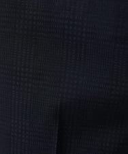MNLAD06390 MICHEL KLEIN HOMME(ミッシェルクラン オム) 【セットアップ】チェック柄スラックスパンツ ブラック