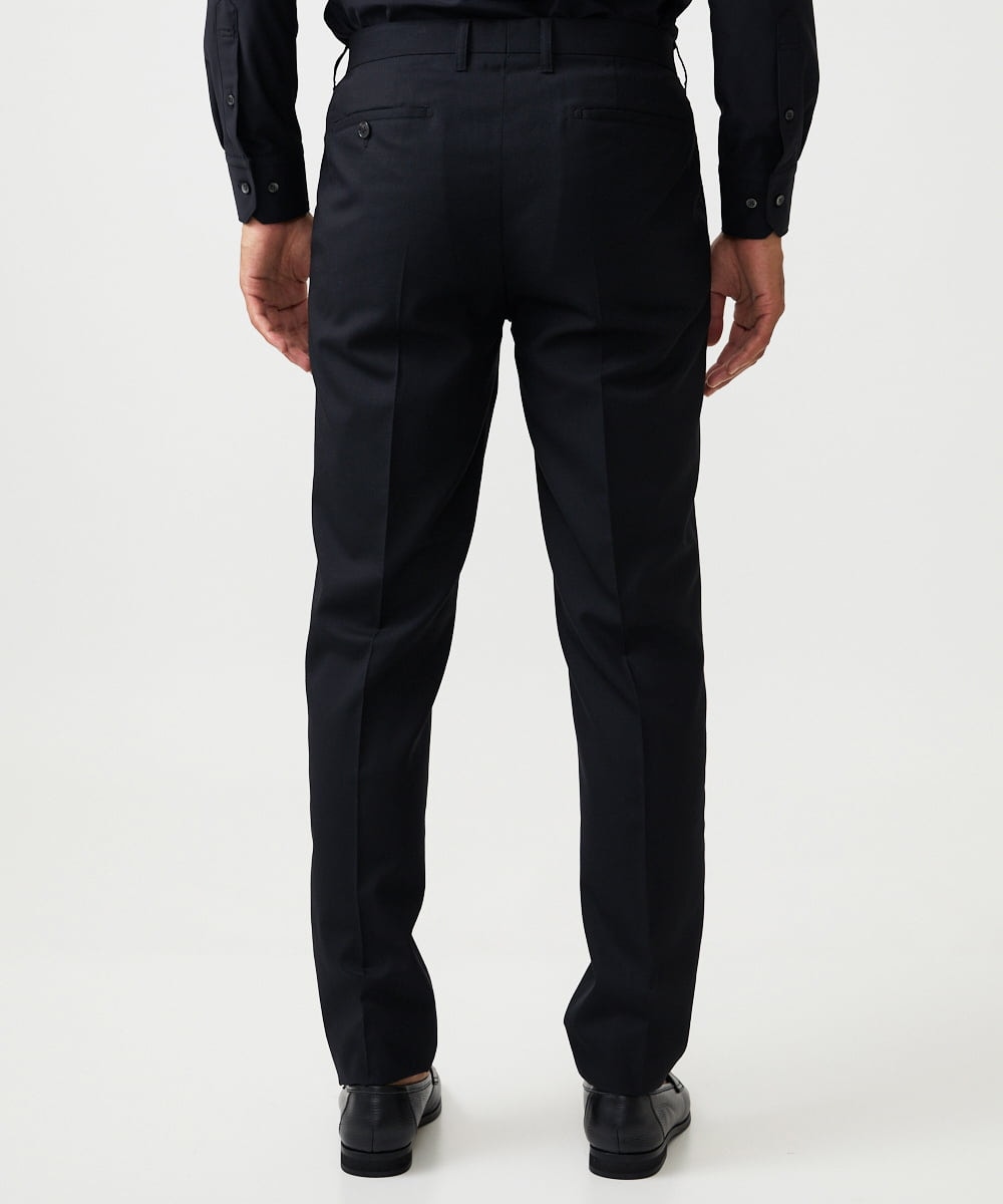 MNLAD07390 MICHEL KLEIN HOMME(ミッシェルクラン オム) 【セットアップ】小紋柄スラックスパンツ ブラック