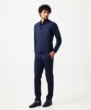 MNLAD08390 MICHEL KLEIN HOMME(ミッシェルクラン オム) 【セットアップ】スラックスパンツ ネイビー