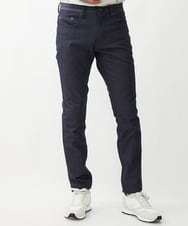 MNLAD50170 MICHEL KLEIN HOMME(ミッシェルクラン オム) 【撥水】プレビアシャンブレー5ポケットパンツ ネイビー