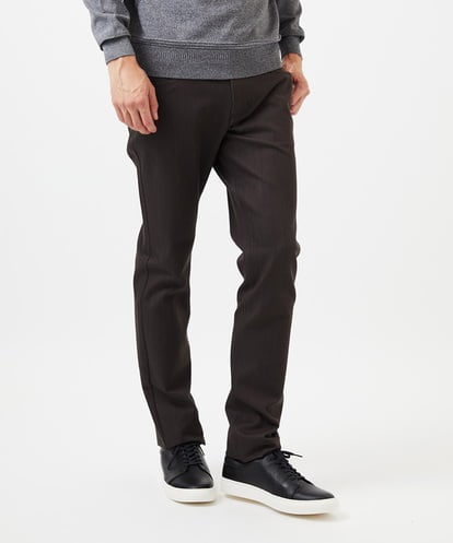 MNLAD50170 MICHEL KLEIN HOMME 【撥水】プレビアシャンブレー5ポケットパンツ