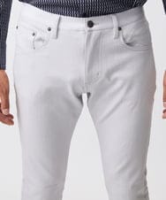 MNLAD50170 MICHEL KLEIN HOMME(ミッシェルクラン オム) 【撥水】プレビアシャンブレー5ポケットパンツ ライトグレー