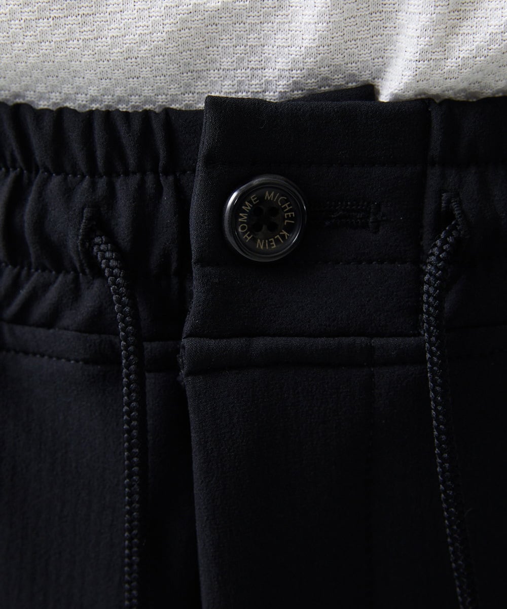 MNLAD56290 MICHEL KLEIN HOMME(ミッシェルクラン オム) 【撥水】ジョガーパンツ ブラック