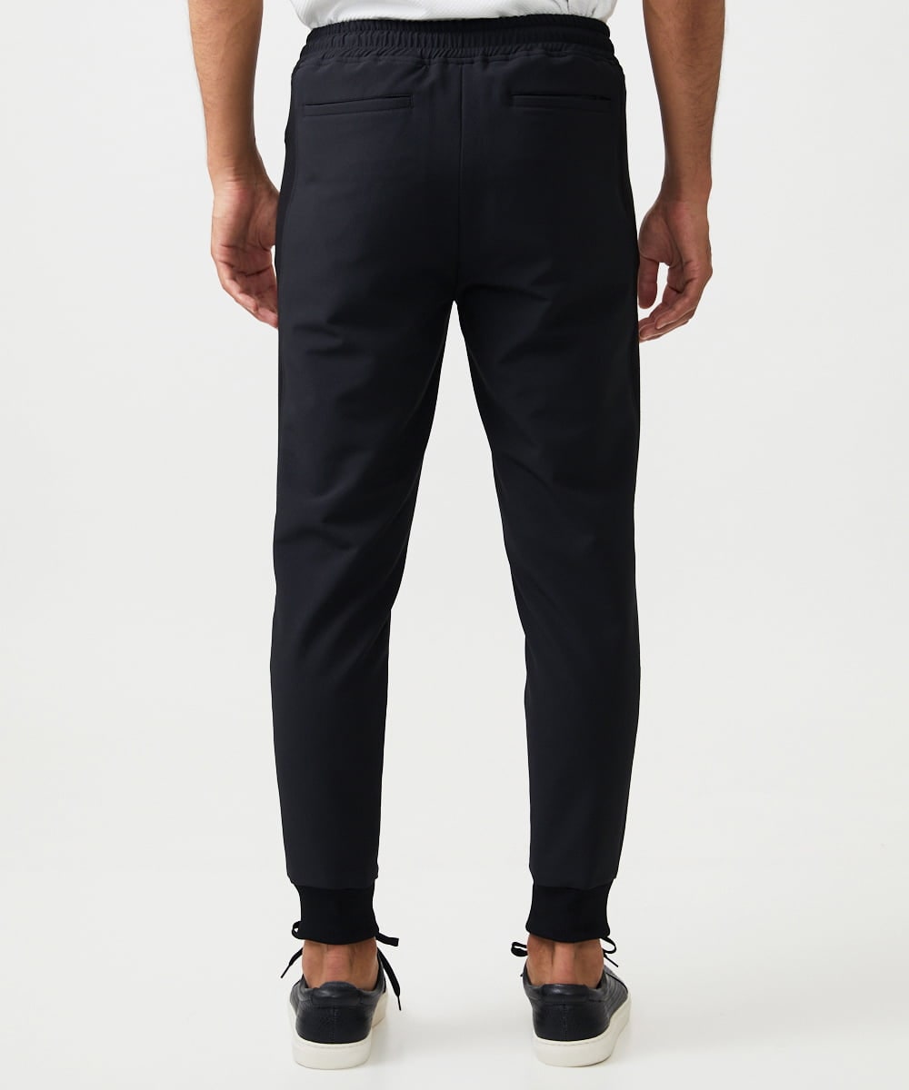MNLAD56290 MICHEL KLEIN HOMME(ミッシェルクラン オム) 【撥水】ジョガーパンツ ブラック
