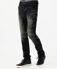 MNLAF21330 MICHEL KLEIN HOMME(ミッシェルクラン オム) 【2025年モデル】《日本製》ブラックオーシャンデニムパンツ ブラック