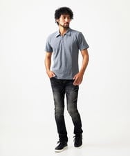 MNLAF21330 MICHEL KLEIN HOMME(ミッシェルクラン オム) 【2025年モデル】《日本製》ブラックオーシャンデニムパンツ ブラック
