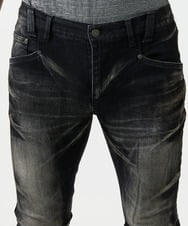MNLAF21330 MICHEL KLEIN HOMME(ミッシェルクラン オム) 【2025年モデル】《日本製》ブラックオーシャンデニムパンツ ブラック