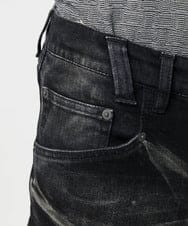 MNLAF21330 MICHEL KLEIN HOMME(ミッシェルクラン オム) 【2025年モデル】《日本製》ブラックオーシャンデニムパンツ ブラック