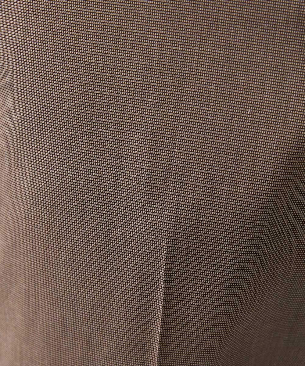 MNLAF53250 MICHEL KLEIN HOMME(ミッシェルクラン オム) 【セットアップ】ピンヘッド柄スラックスパンツ ブラウン
