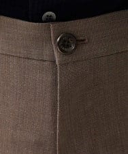 MNLAF53250 MICHEL KLEIN HOMME(ミッシェルクラン オム) 【セットアップ】ピンヘッド柄スラックスパンツ ブラウン