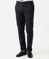 MNLAF53250 MICHEL KLEIN HOMME(ミッシェルクラン オム) 【セットアップ】ピンヘッド柄スラックスパンツ ブラック